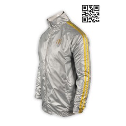 J485 windbreaker tailor made coat overcoats sliver windbreakers uniform golden sparkle DIY design supplier company J485 windbreaker tailor made coat overcoats sliver windbreakers uniform golden sparkle DIY design supplier company